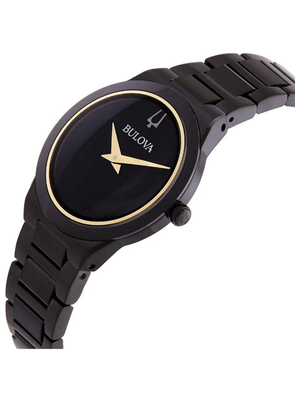 NWT Bulova Millennia Quartz Black Dial Ladies Watch